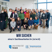 Gruppenfoto Stellenausschreibung