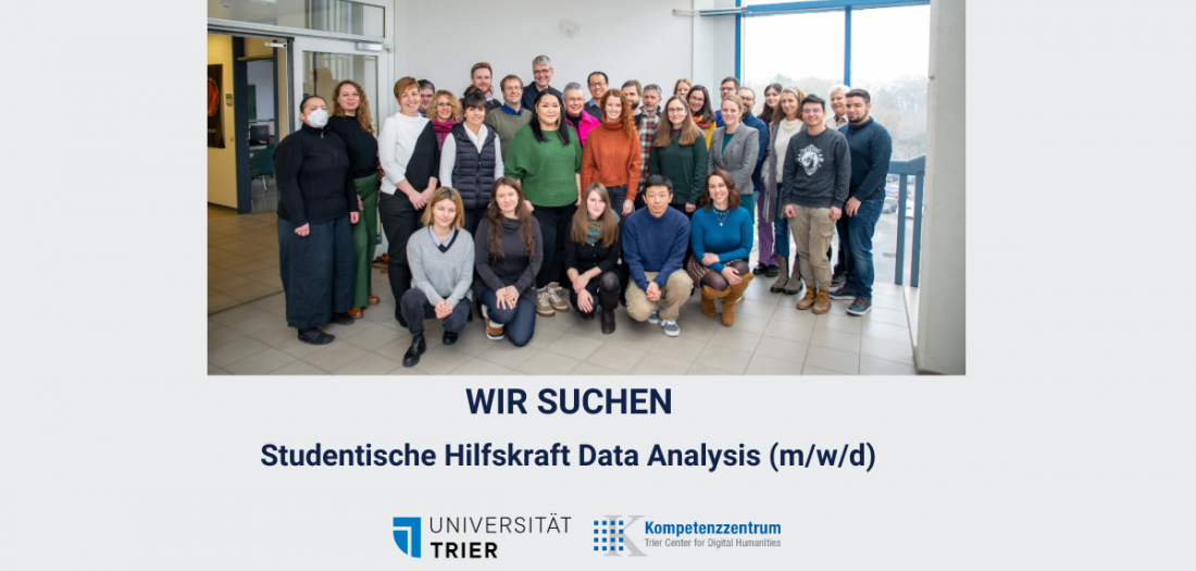 Studentische Hilfskraft Data Analysis