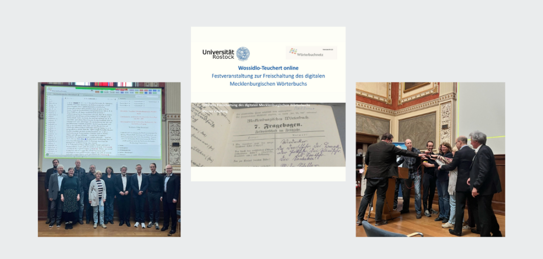 Festveranstaltung zur Freischaltung des digitalen Mecklenburgischen Wörterbuchs