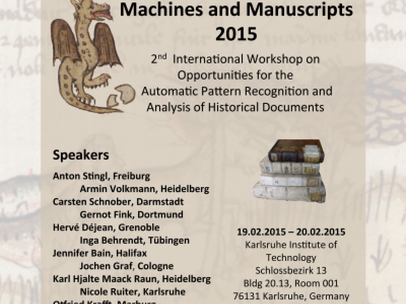 2. Workshop "Maschinen und Manuskripte"