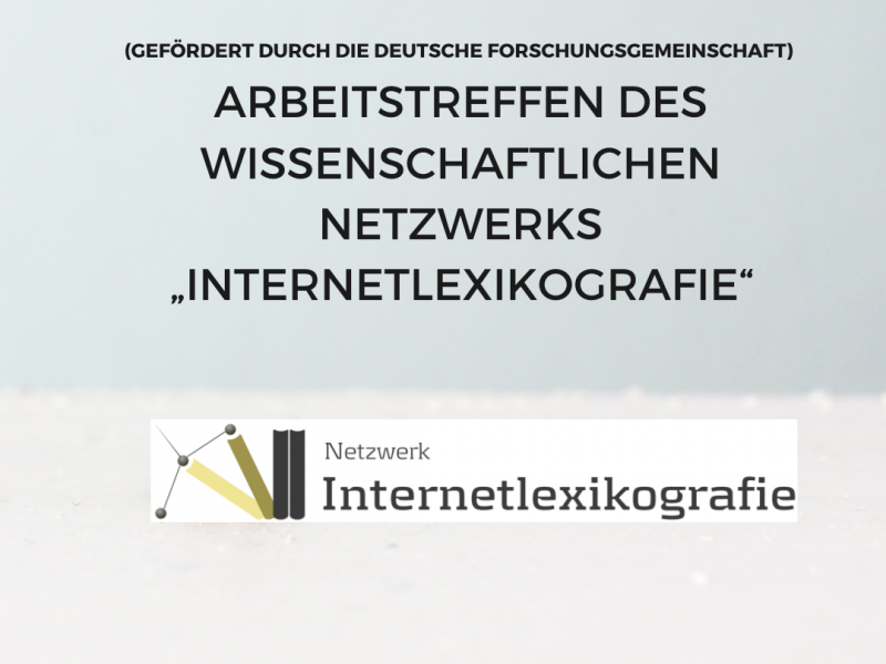 Arbeitstreffen Internetlexikographie