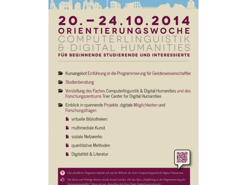 Orientierungswoche 2014/2015