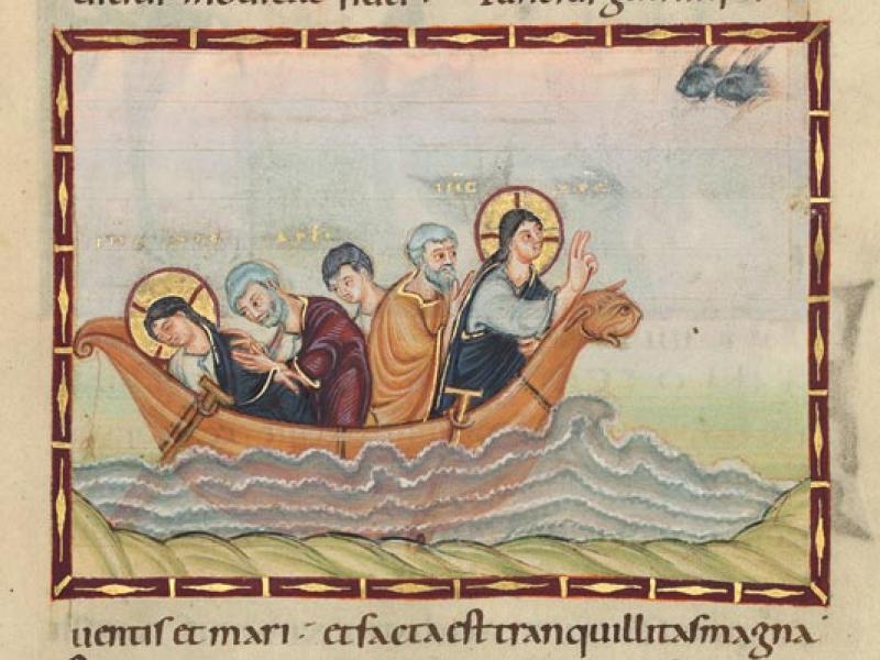 Egbert-Codex, Stillung des Sturms (Wissenschaftliche Bibliothek der Stadt Trier, Signatur Hs. 24)