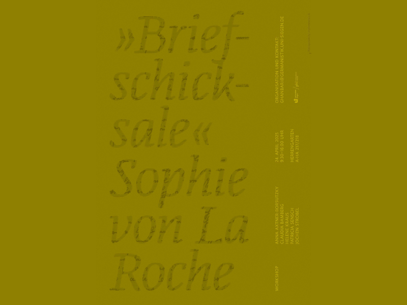 „Briefschicksale” Sophie von La Roche