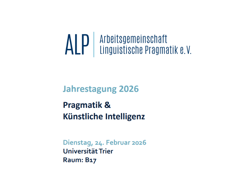 Jahrestagung der Arbeitsgemeinschaft Linguistische Pragmatik