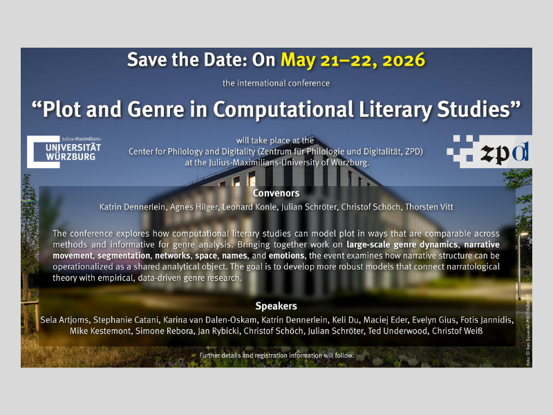 „Plot and Genre in Computational Literary Studies”